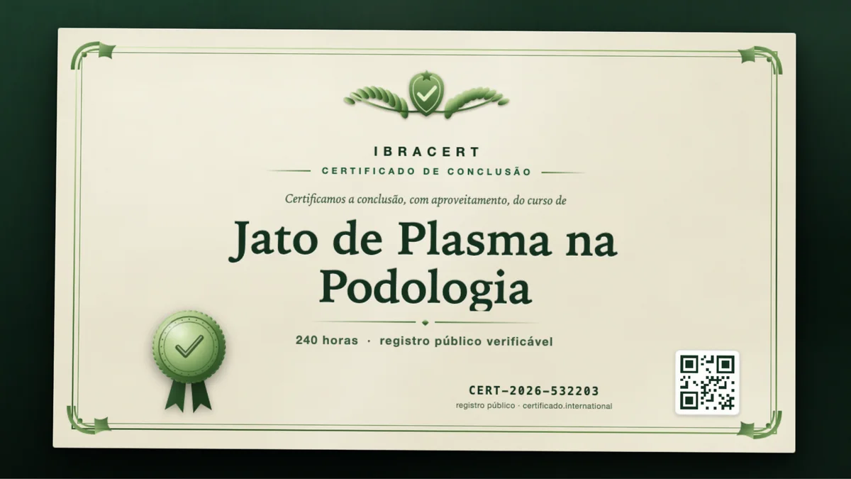 Capa do curso Jato de Plasma na Podologia