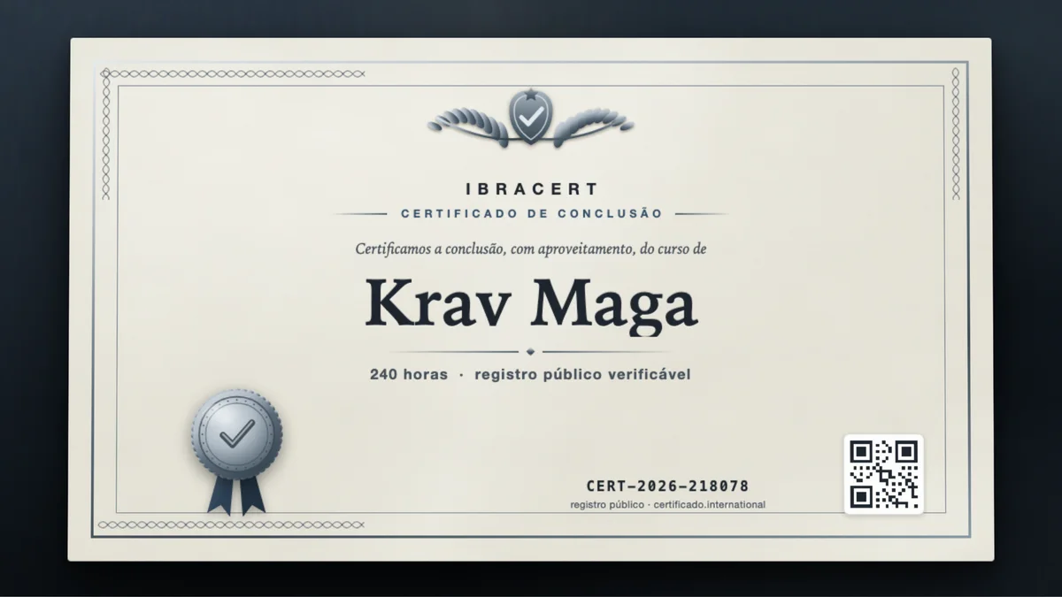 Capa do curso Krav Maga