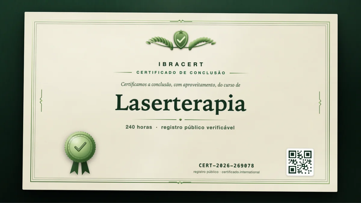 Capa do curso Laserterapia