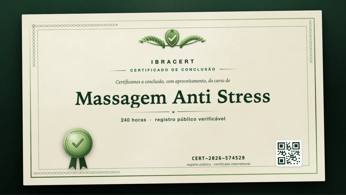 Capa do curso Massagem Anti Stress