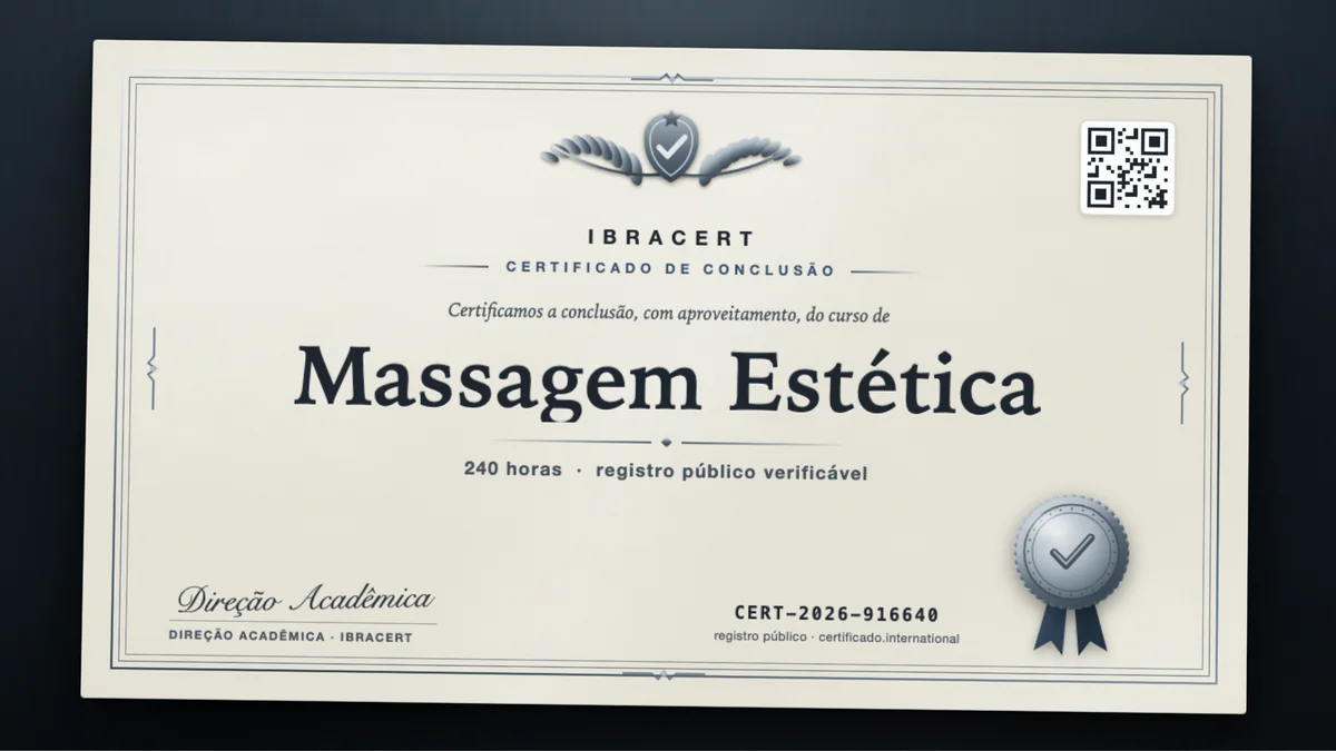 Capa do curso Massagem Estética