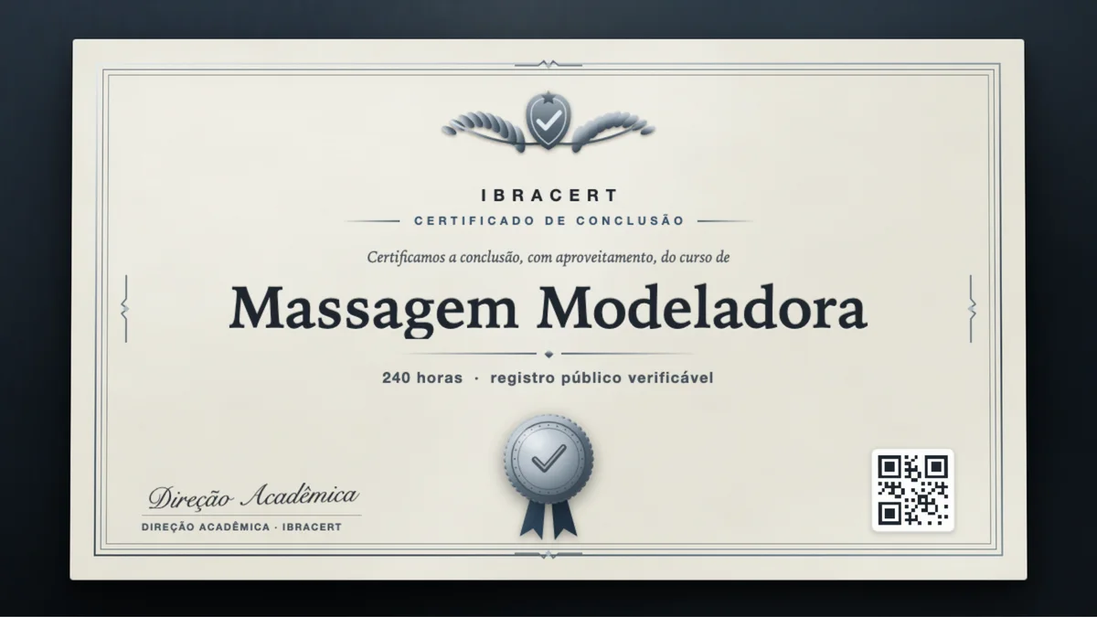 Capa do curso Massagem Modeladora
