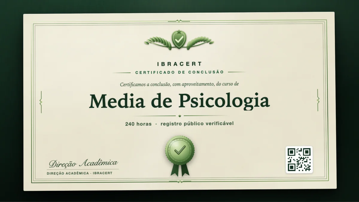 Capa do curso Media de Psicologia