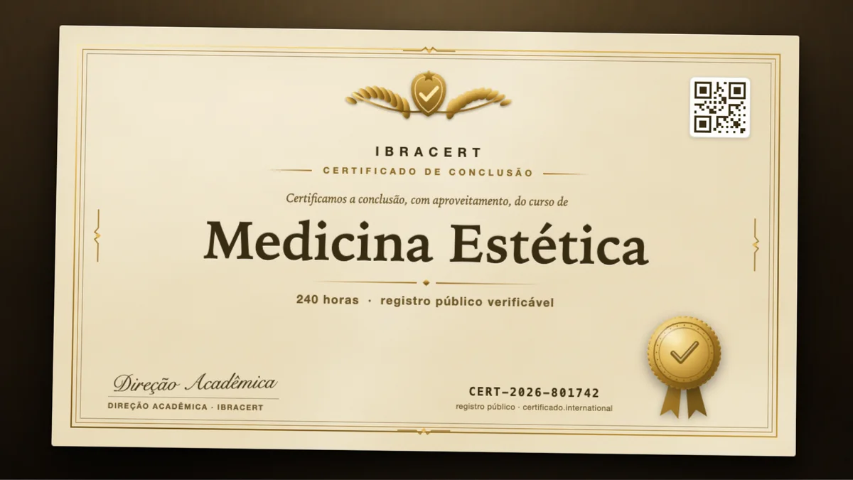 Capa do curso Medicina Estética