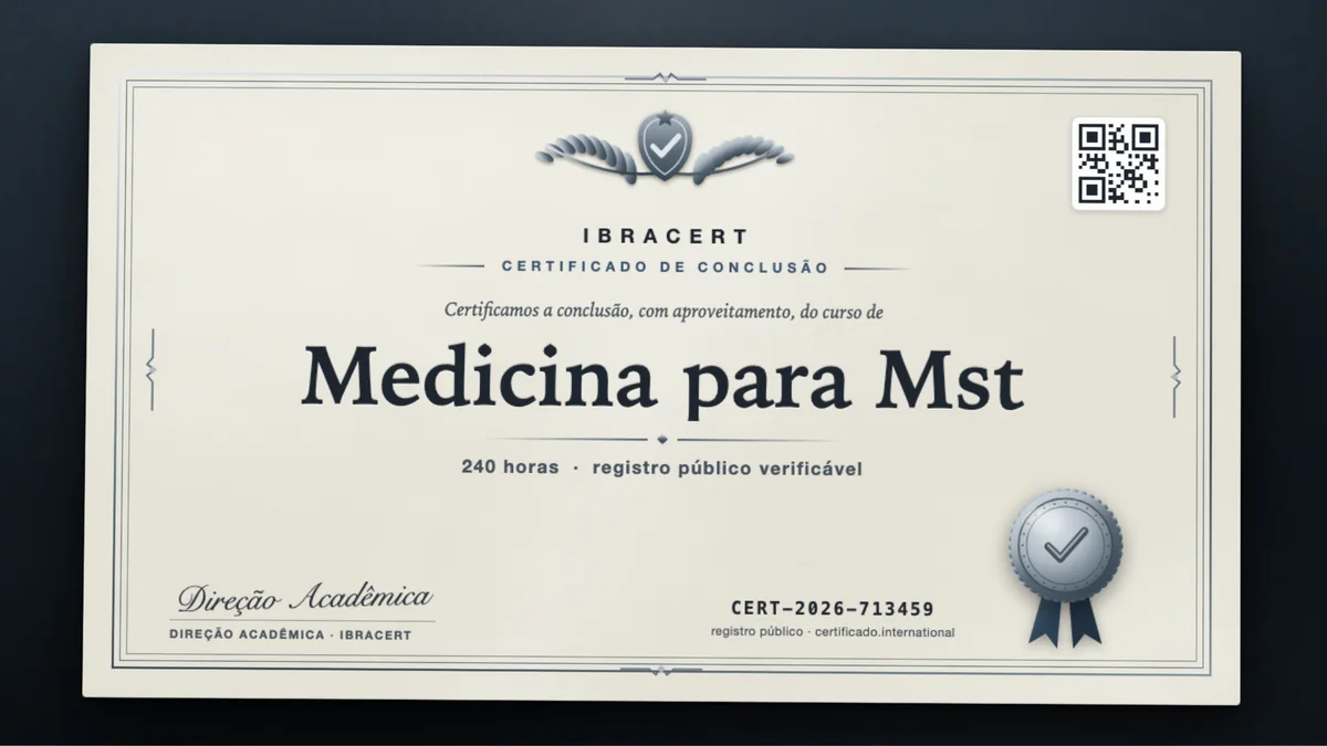 Capa do curso Medicina para Mst