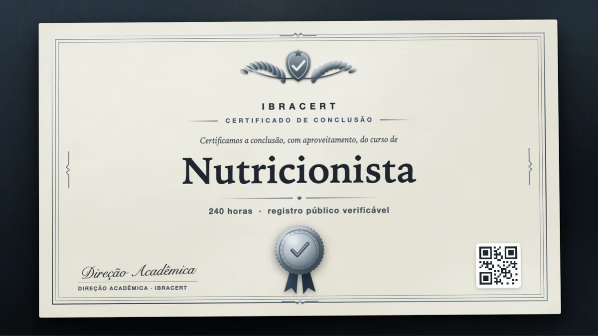 Capa do curso Nutricionista