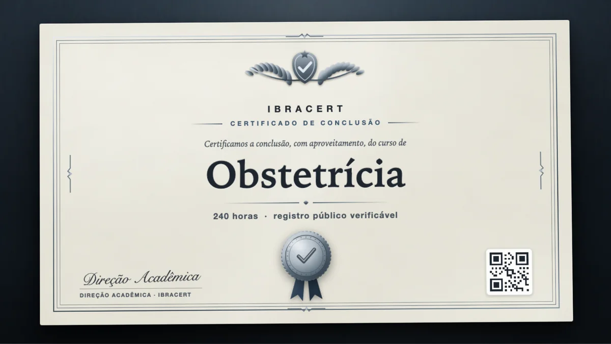 Capa do curso Obstetrícia