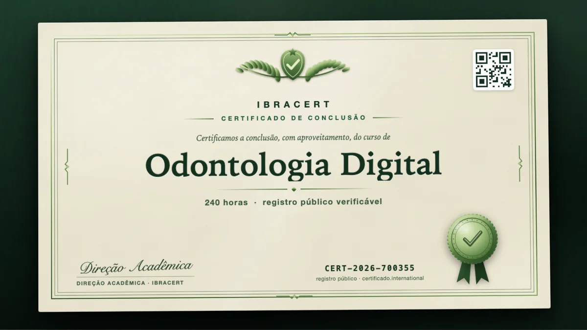Capa do curso Odontologia Digital