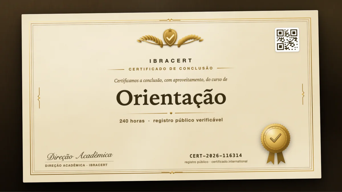 Capa do curso Orientação