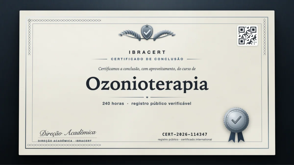Capa do curso Ozonioterapia