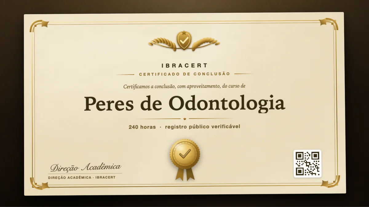 Capa do curso Peres de Odontologia