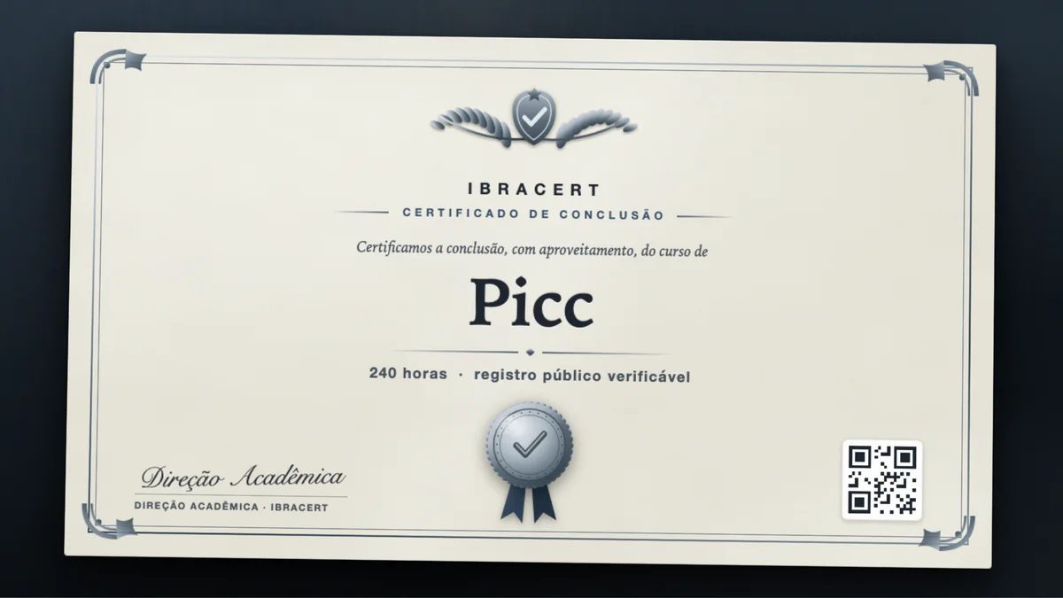 Capa do curso Picc