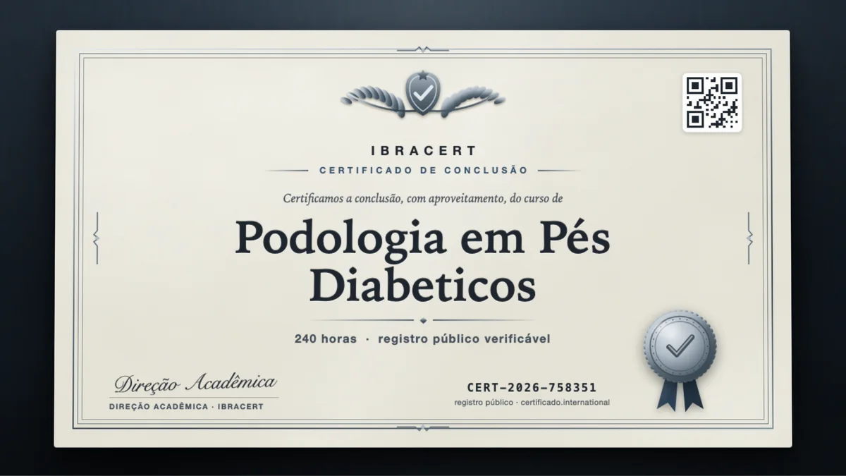 Capa do curso Podologia em Pés Diabeticos