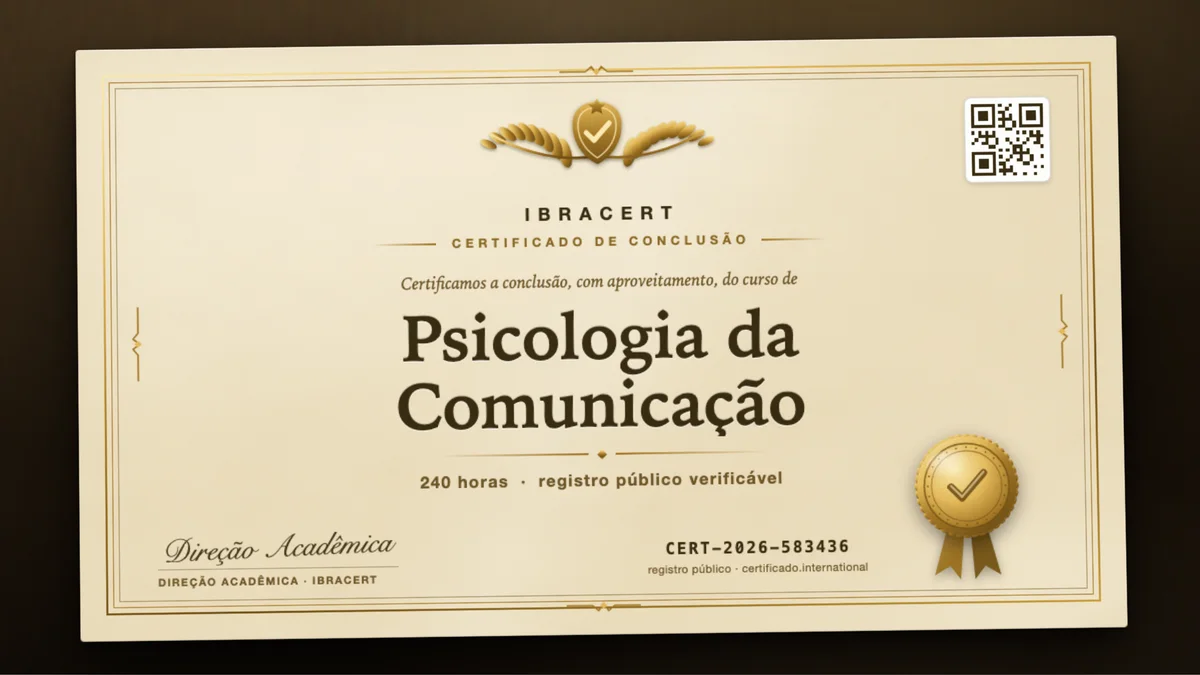 Capa do curso Psicologia da Comunicação