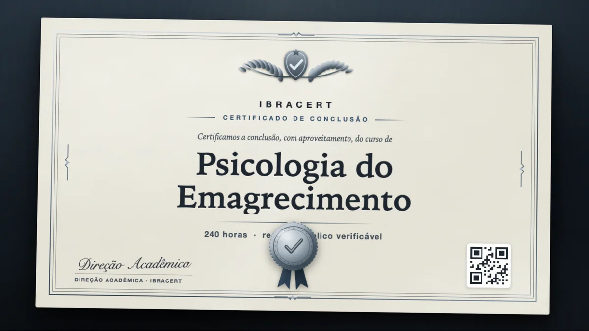 Capa do curso Psicologia do Emagrecimento