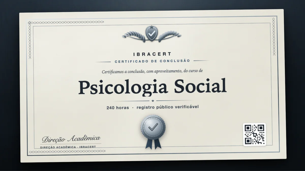 Capa do curso Psicologia Social