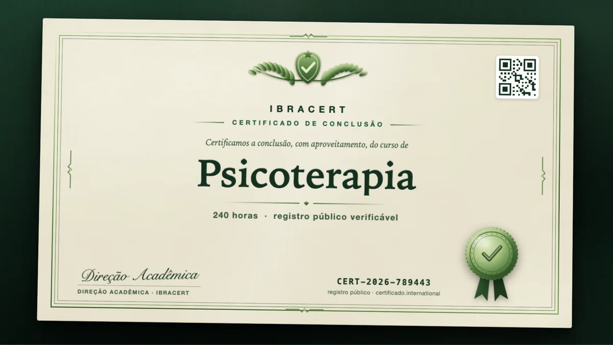 Capa do curso Psicoterapia