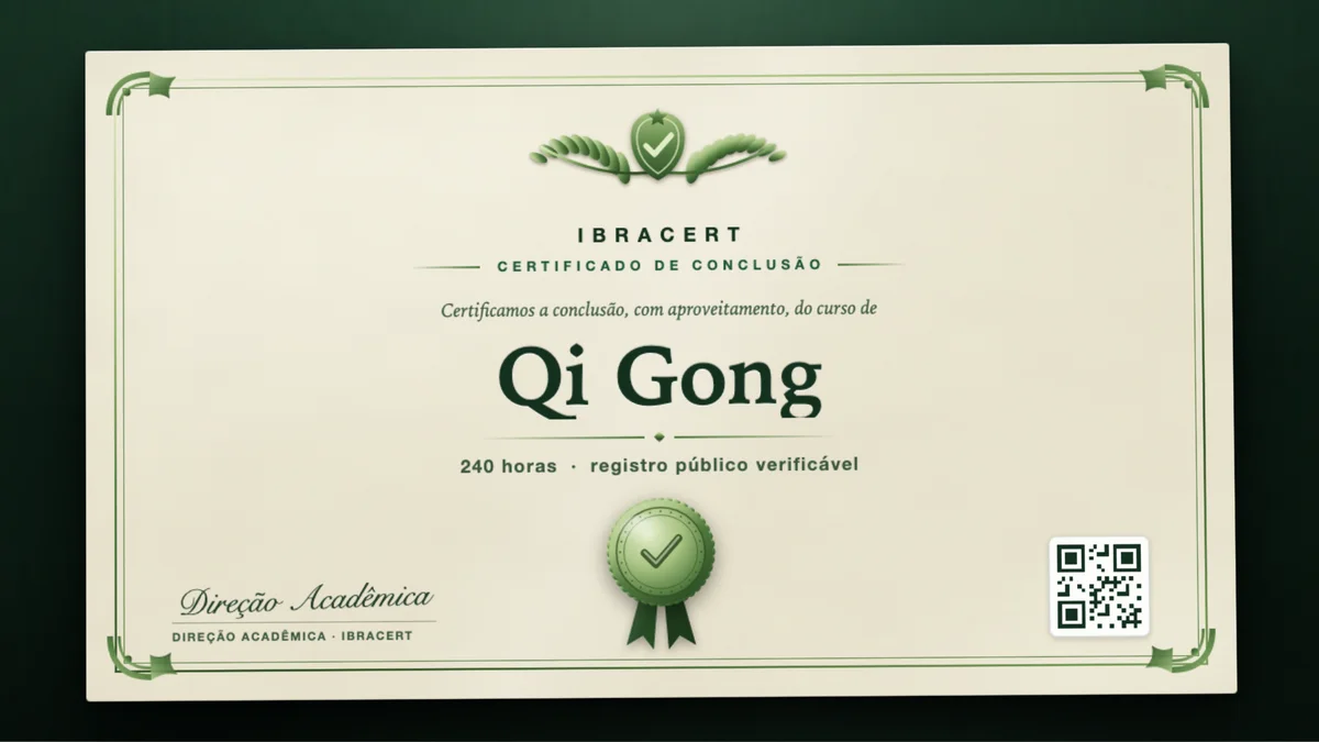 Capa do curso Qi Gong