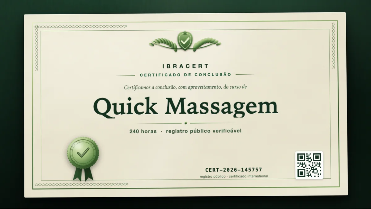 Capa do curso Quick Massagem