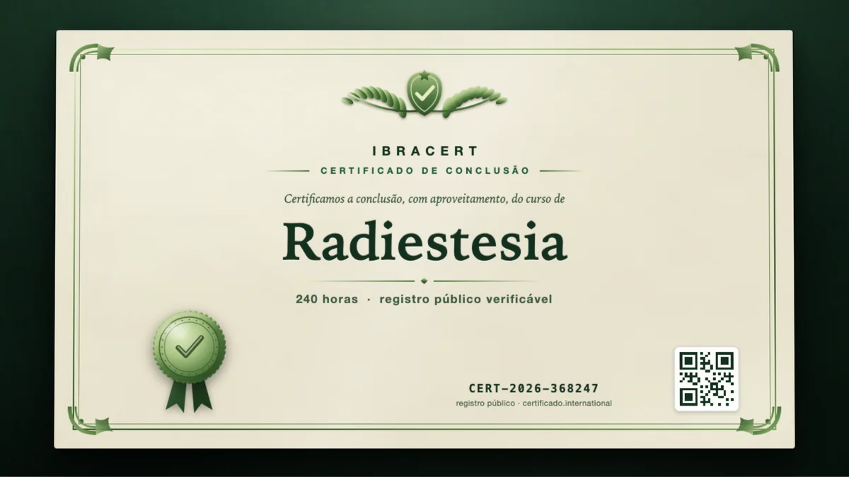 Capa do curso Radiestesia