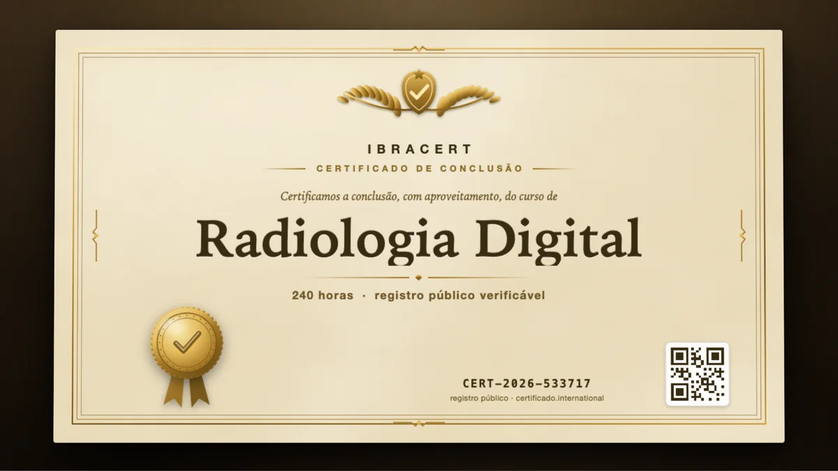 Capa do curso Radiologia Digital
