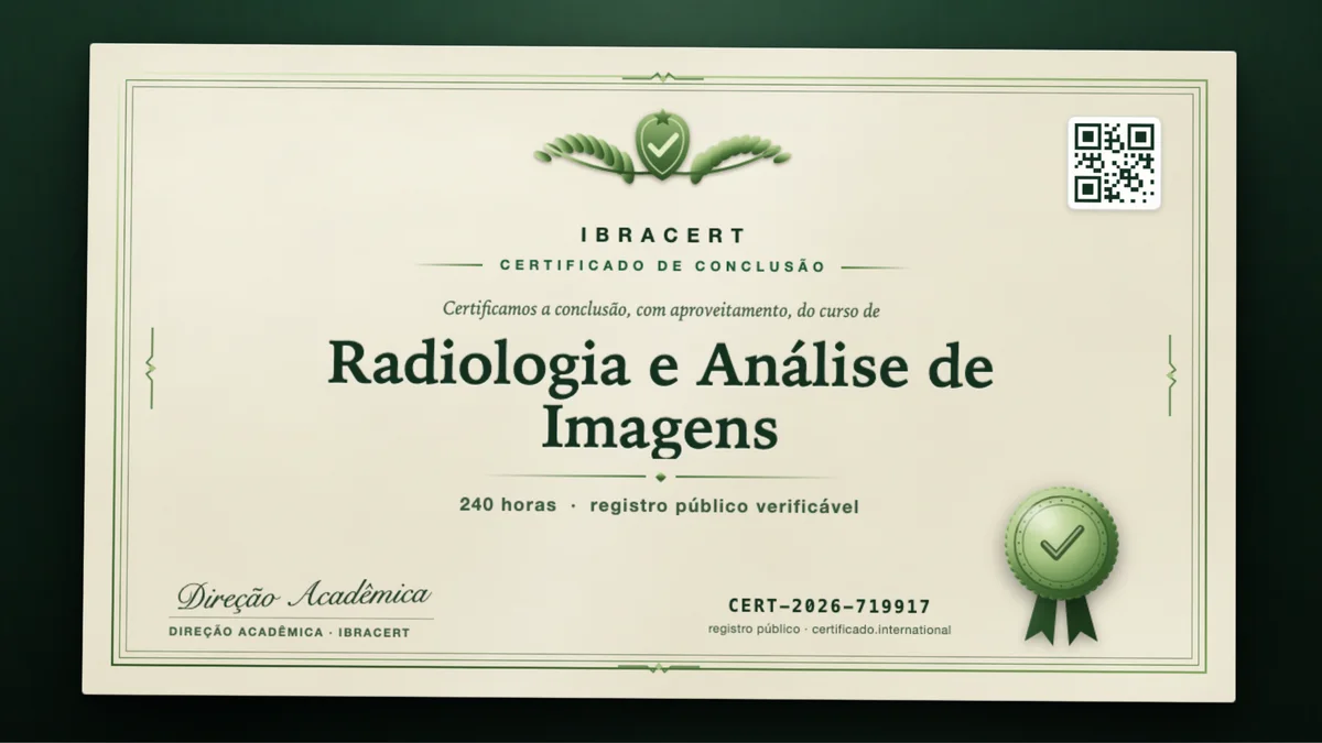 Capa do curso Radiologia e Análise de Imagens