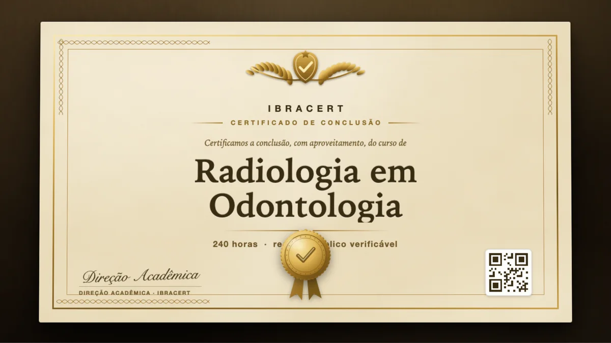 Capa do curso Radiologia em Odontologia