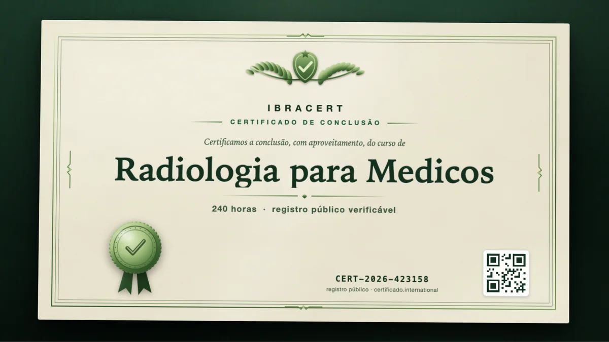 Capa do curso Radiologia para Medicos