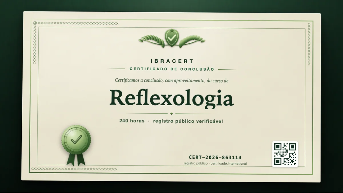Capa do curso Reflexologia
