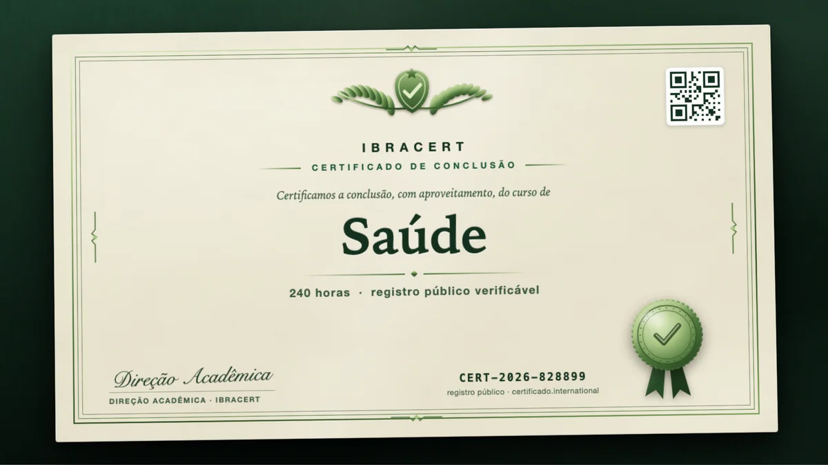Capa do curso Saúde