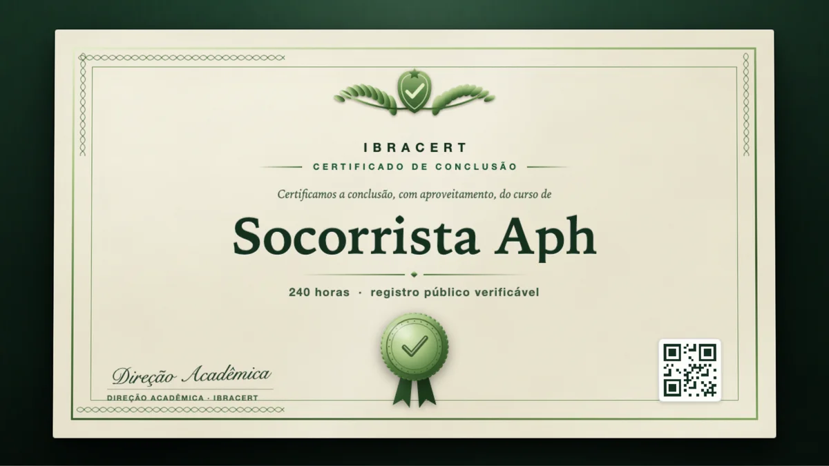 Capa do curso Socorrista Aph