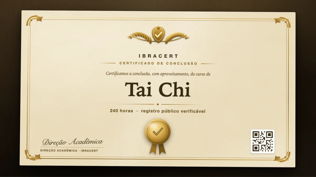 Capa do curso Tai Chi