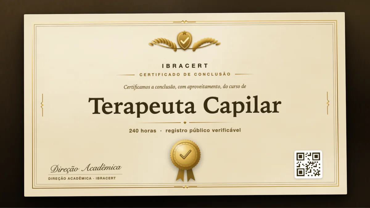 Capa do curso Terapeuta Capilar