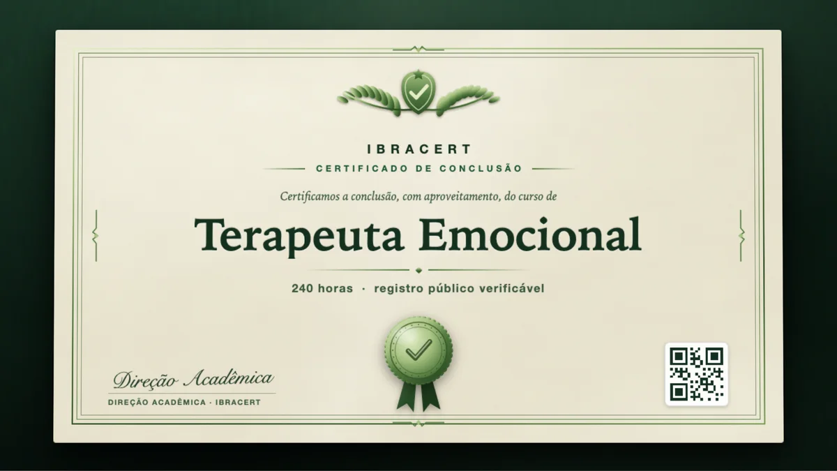 Capa do curso Terapeuta Emocional