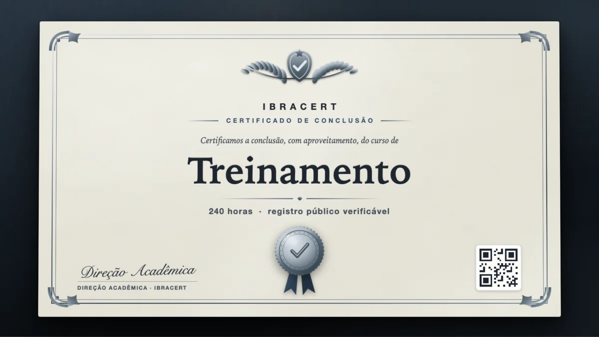 Capa do curso Treinamento