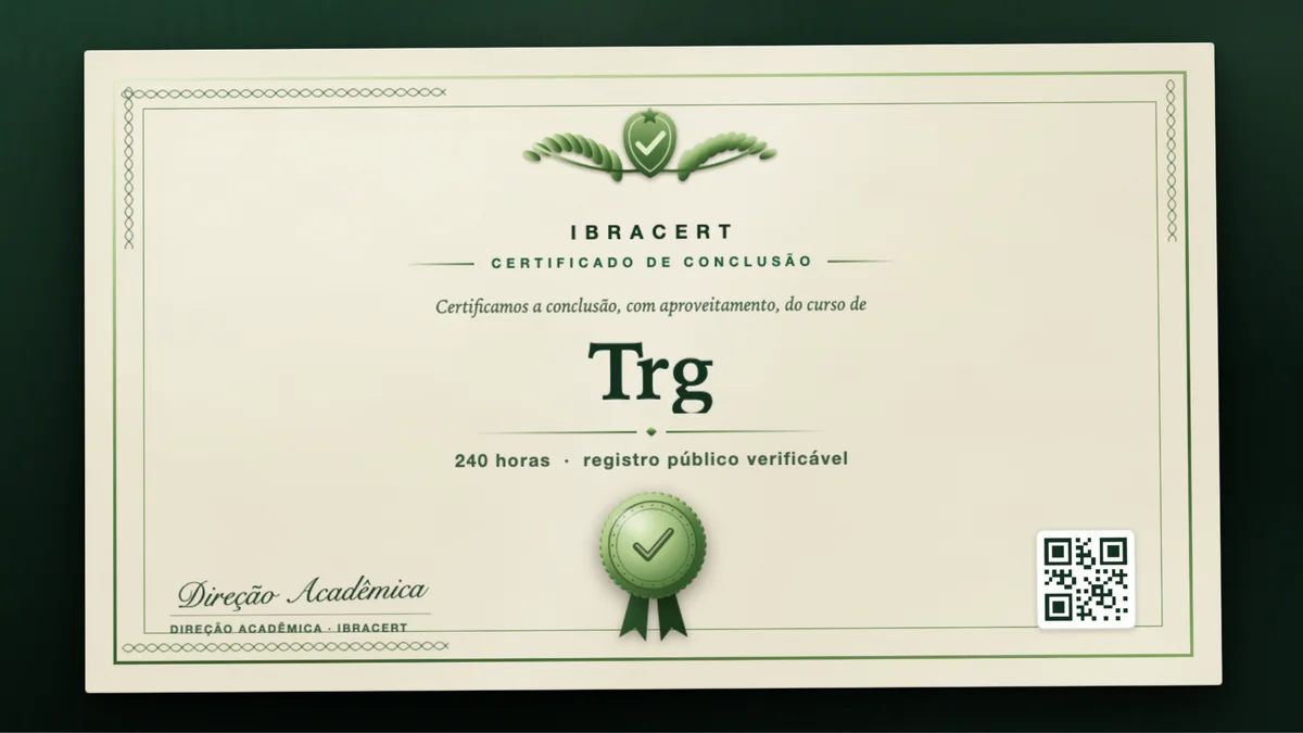 Capa do curso Trg