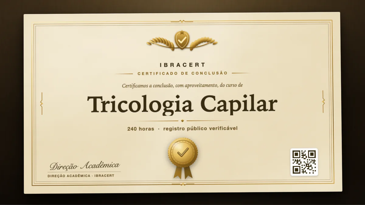 Capa do curso Tricologia Capilar
