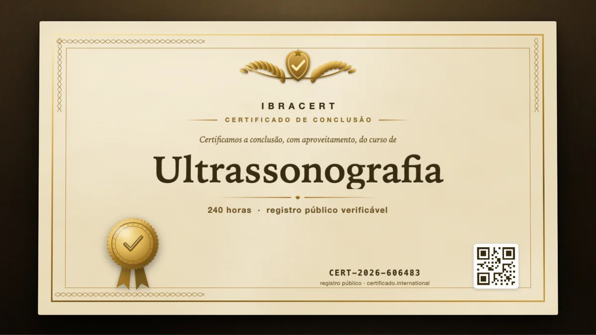 Capa do curso Ultrassonografia