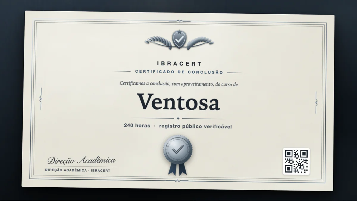 Capa do curso Ventosa