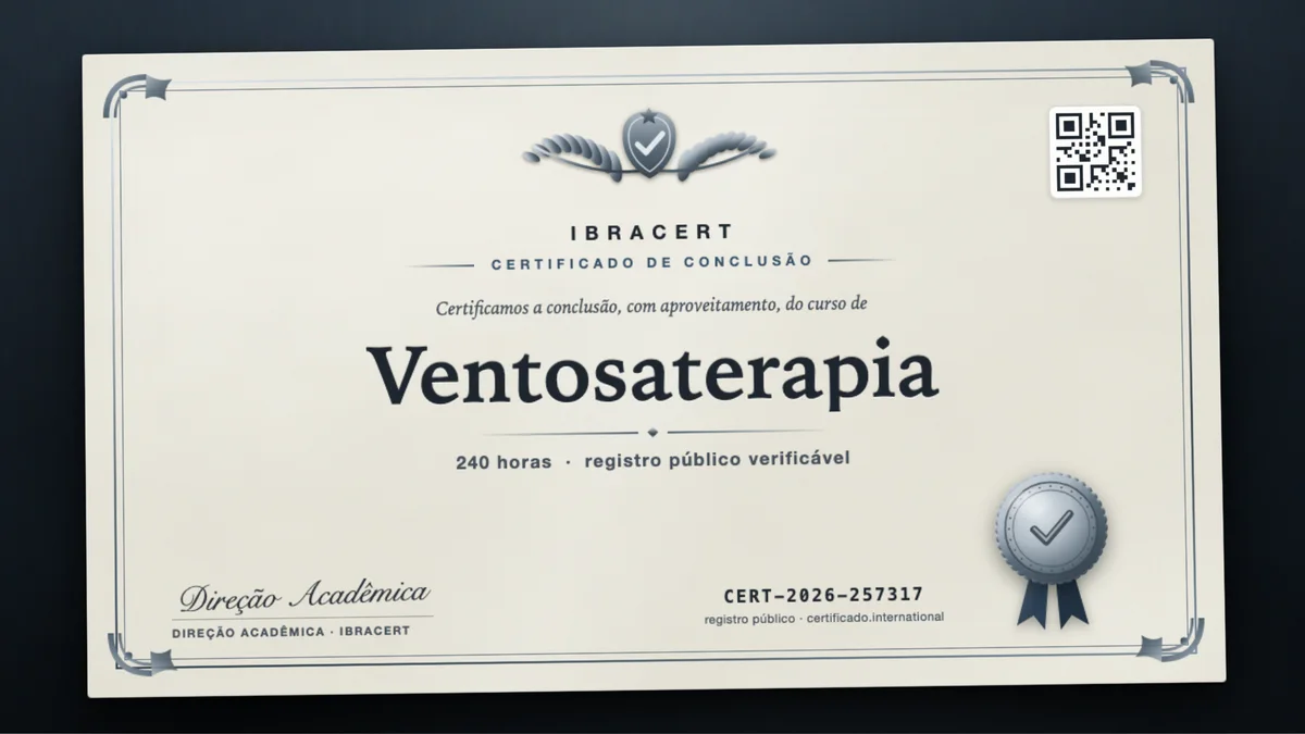 Capa do curso Ventosaterapia