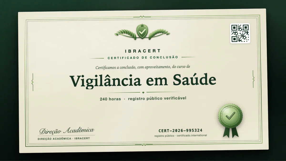 Capa do curso Vigilância em Saúde