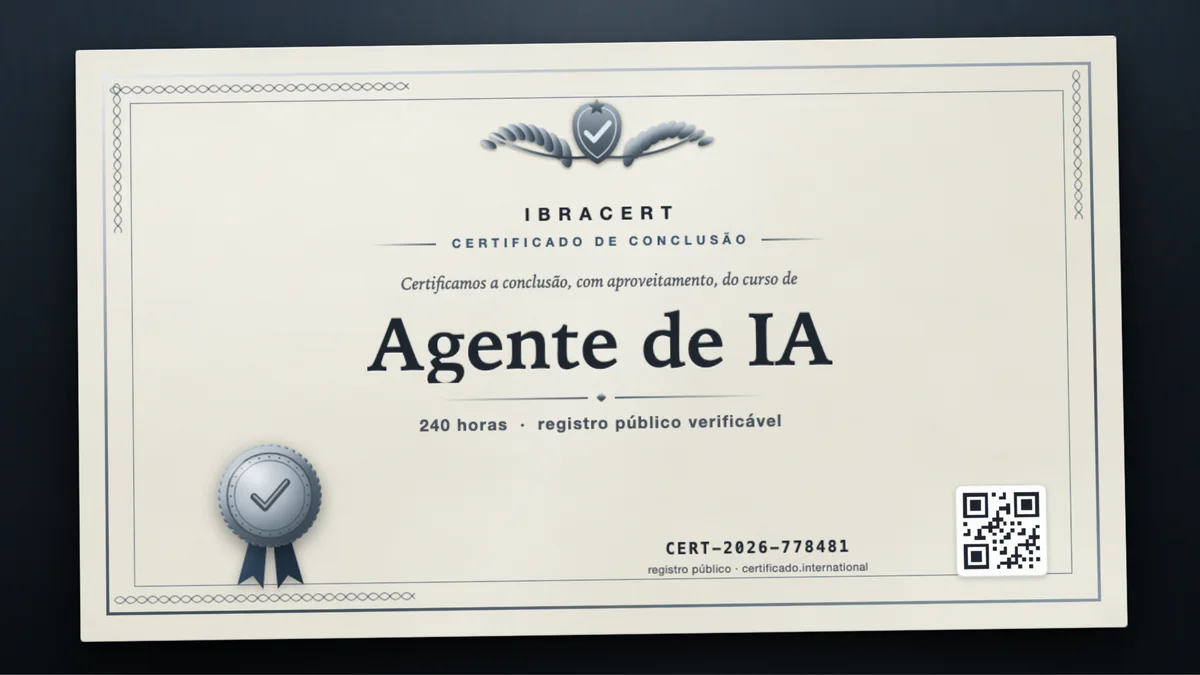 Capa do curso Agente de IA