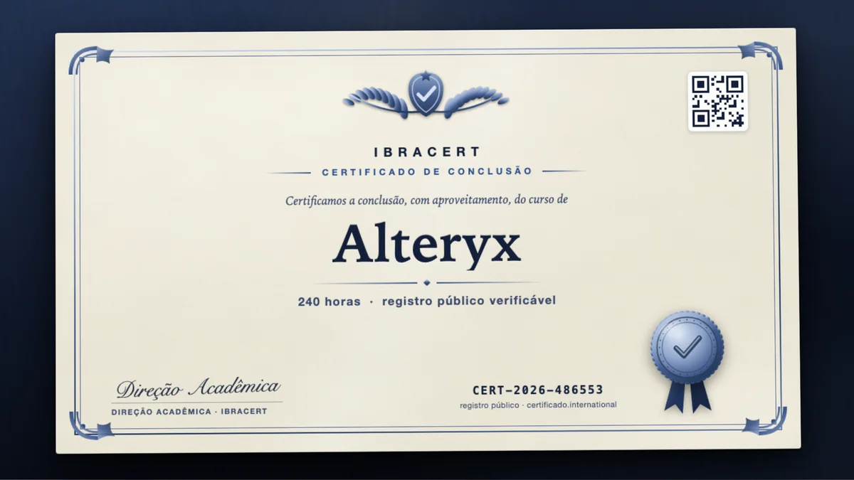 Capa do curso Alteryx