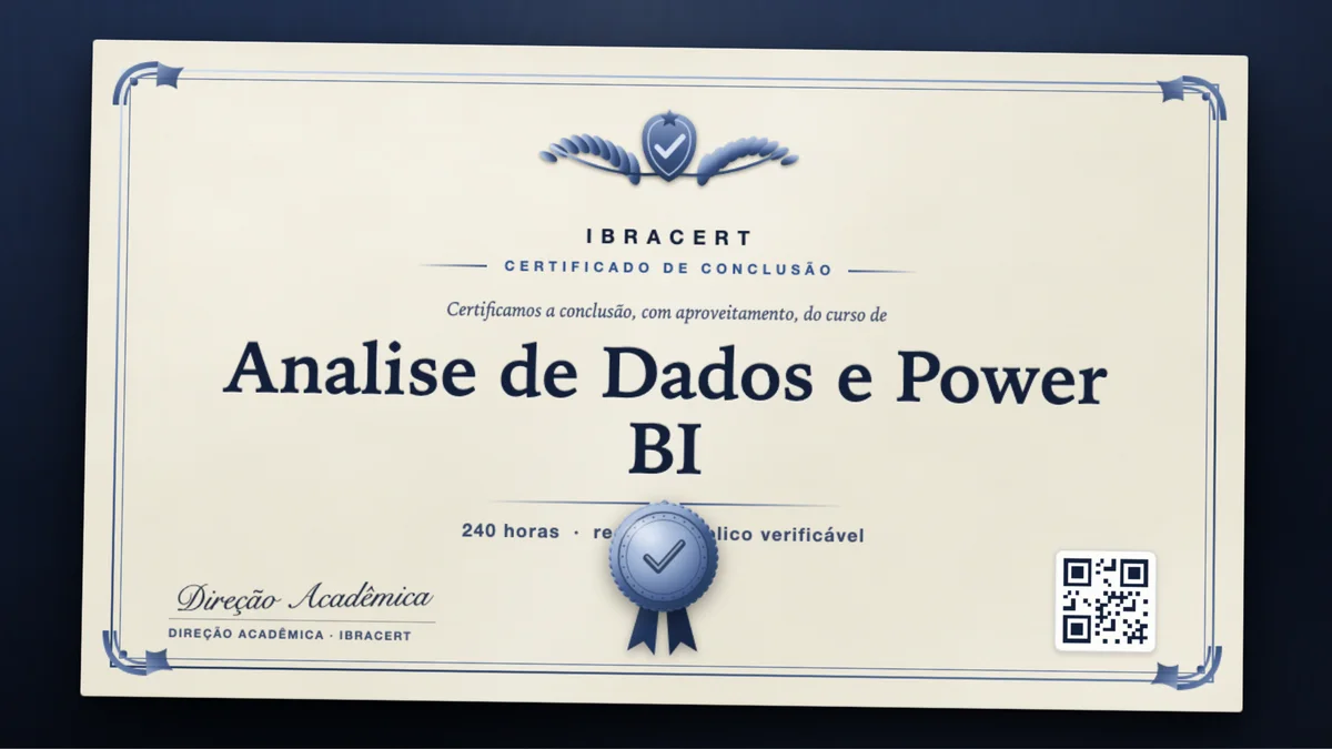 Capa do curso Analise de Dados e Power BI