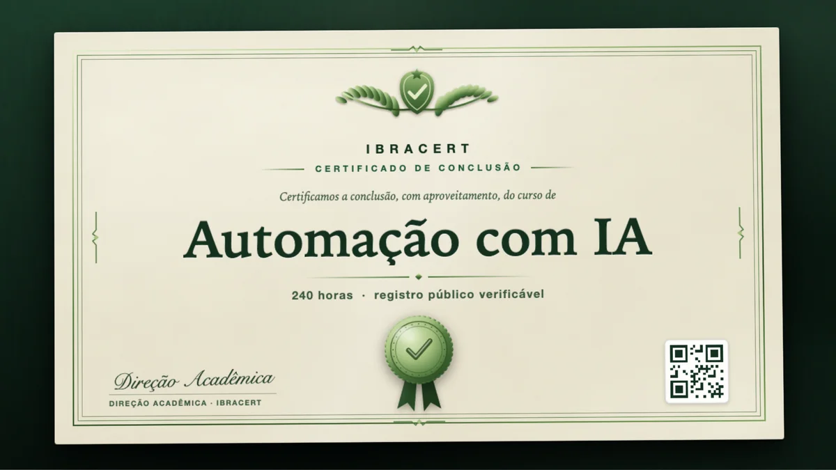 Capa do curso Automação com IA