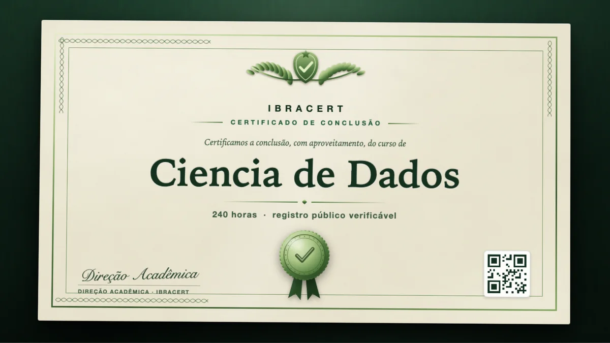 Capa do curso Ciencia de Dados