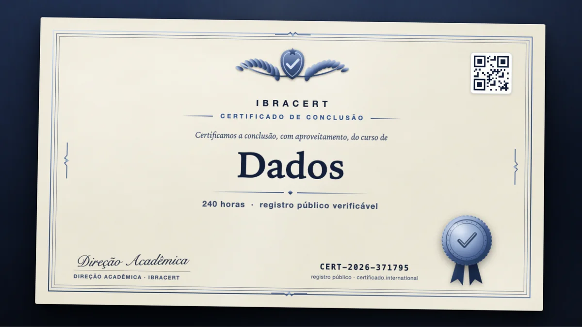 Capa do curso Dados