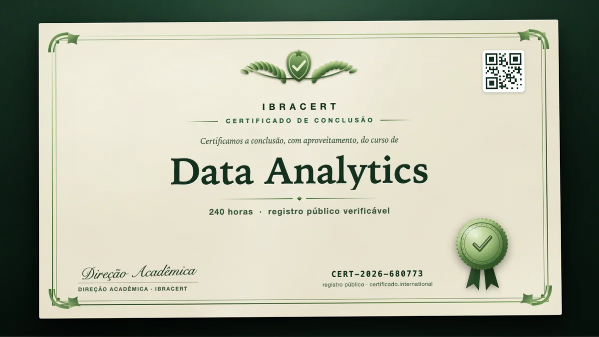 Capa do curso Data Analytics