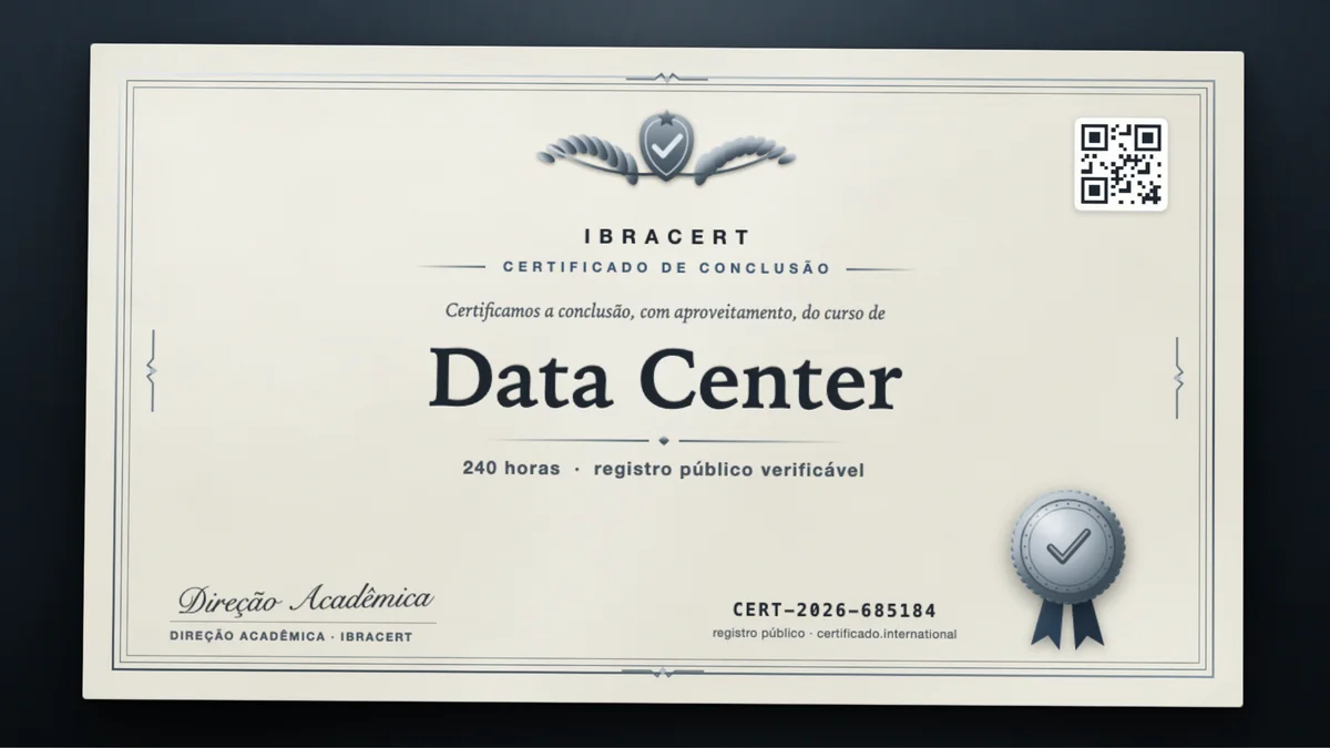 Capa do curso Data Center
