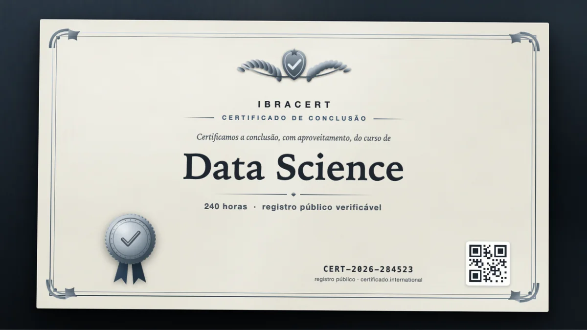 Capa do curso Data Science